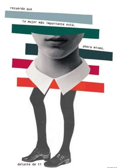 Ilustración para el blog de María Piñeiro. MARUXA