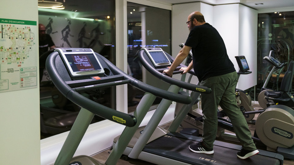 Rodrigo Cota en la cinta. JOAQUÍN BARREIRO