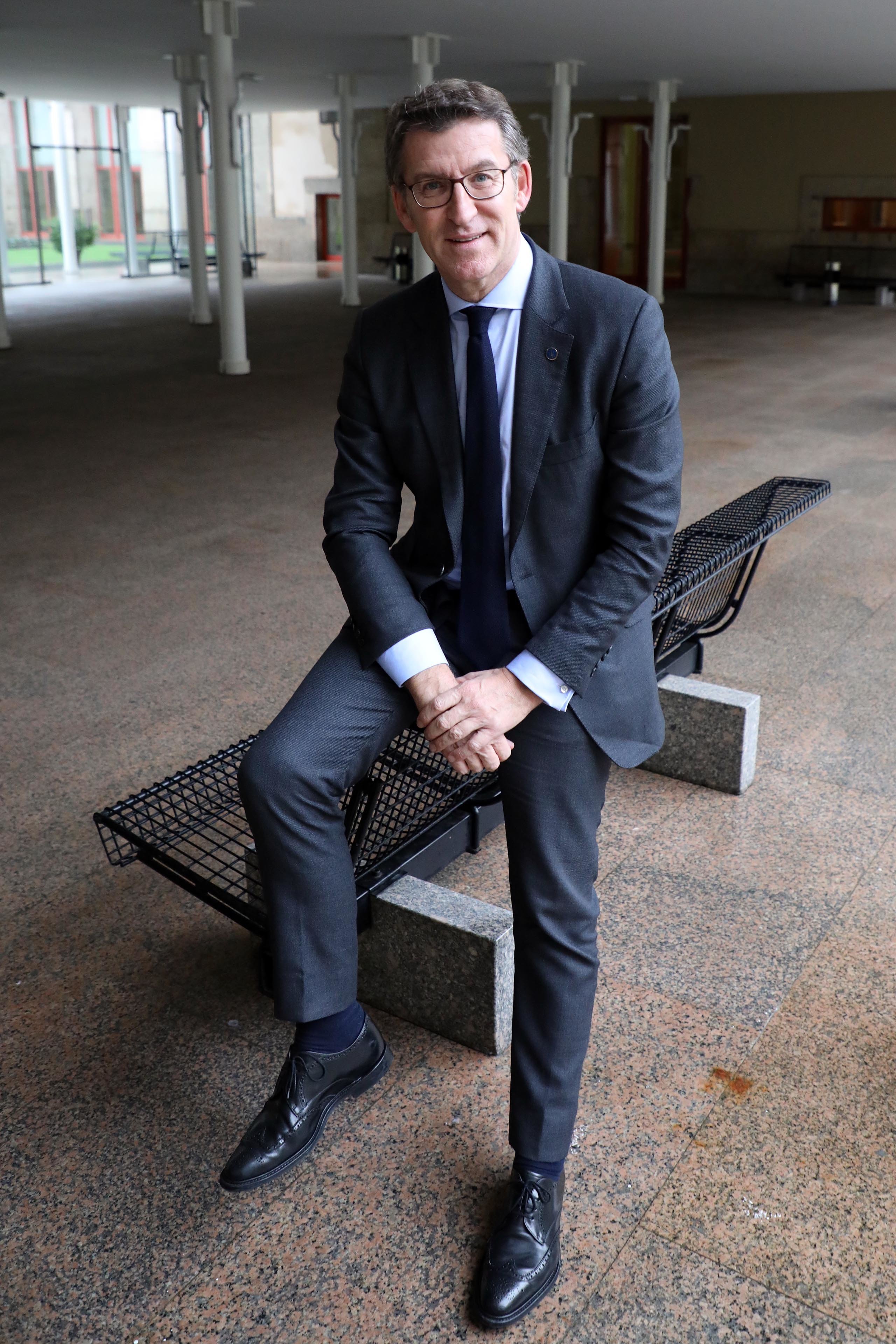 Alberto Núñez Feijóo, presidente de la Xunta. PEPE FERRÍN