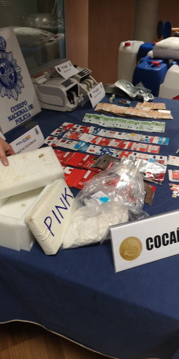 Sustancias decomisadas en Marín. DP