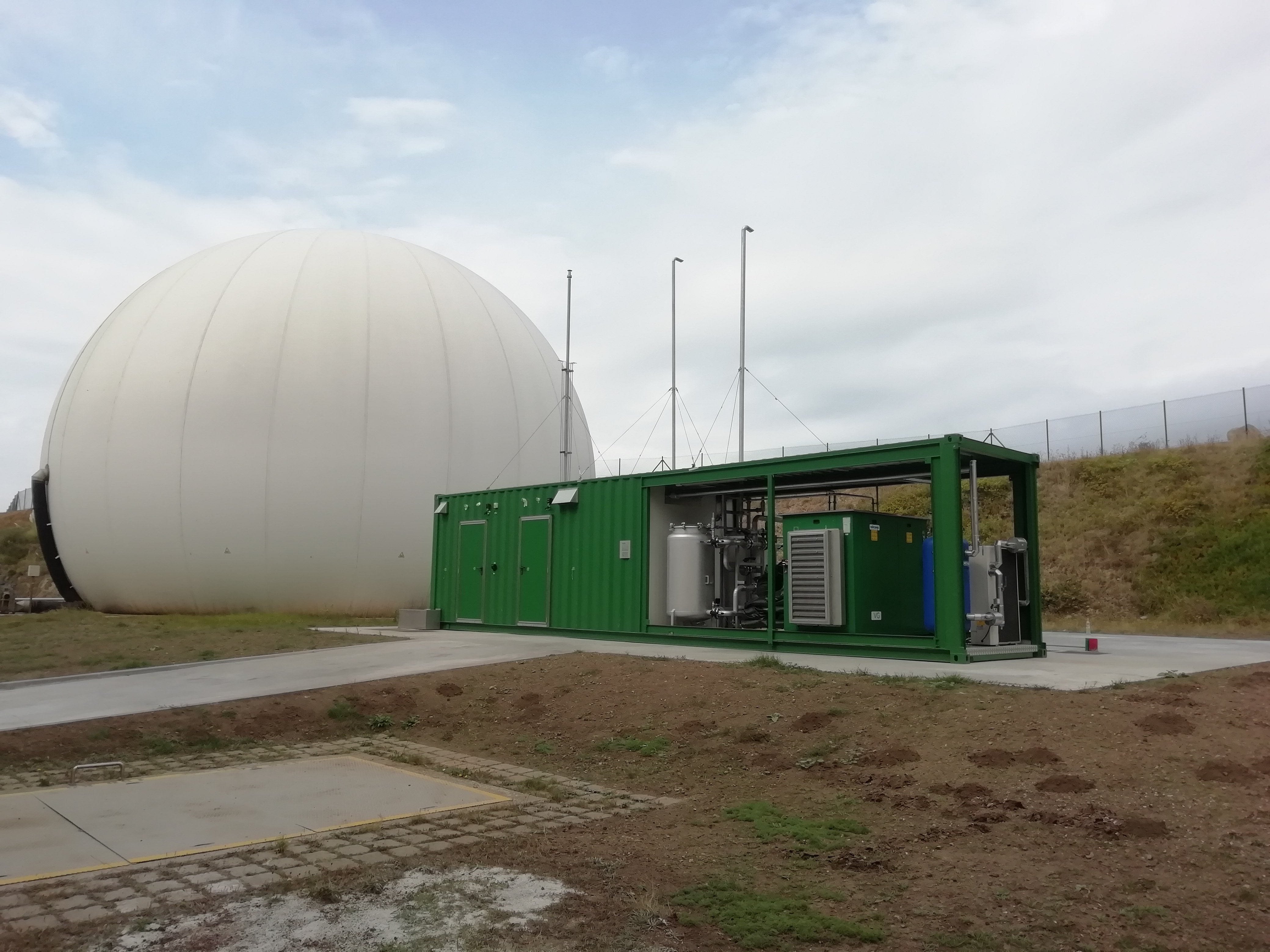 Planta de purificación operativa en la Edar. EP