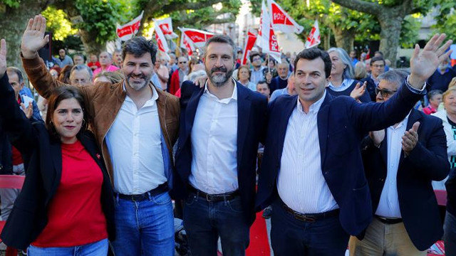 Gonzalo Caballero, en Vilagarcía de Arousa. LAVANDEIRA JR. (EFE)