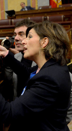 Yolanda Díaz, en el Congreso. ARCHIVO