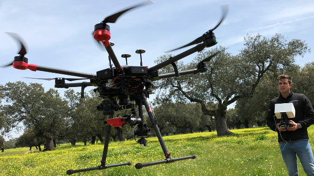 El CEO de Aerocámaras, el lalinense Jaime Pereira. AEROCÁMARAS