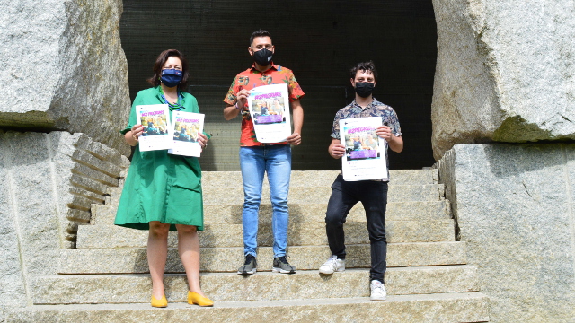 Rolda de prensa de presentación de  #Pilgrims. EP