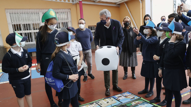 Visita de Alfonso Rueda a un centro educativo de Ferrol. XUNTA DE GALICIA2