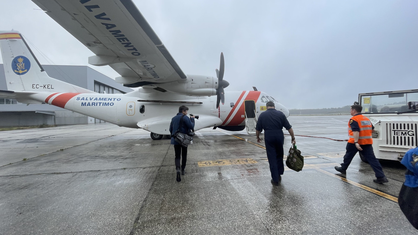 El Sasemar 102 en Lavacolla.AGN