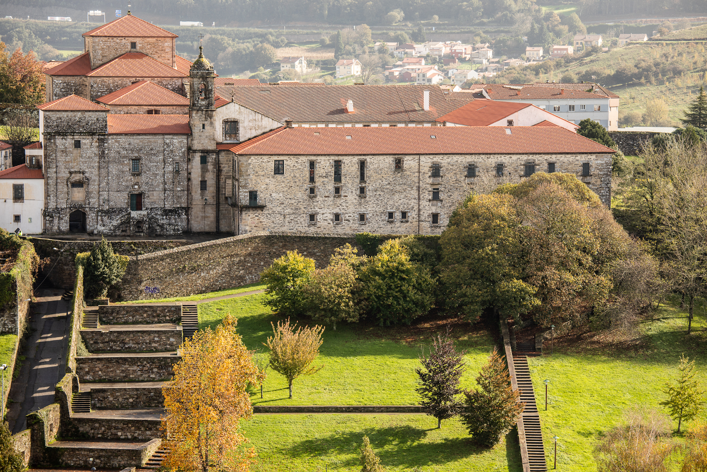 Parque de Belvís, en Santiago. CEDIDA