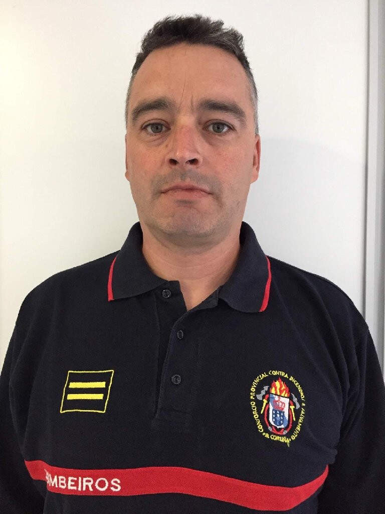 José Manuel Pérez Abrodos, sargento jefe de parque del Speis de Betanzos.EP