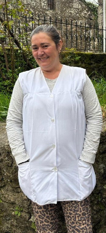 La trabajadora del SAF de Cuntis, Silvia Domínguez.EP