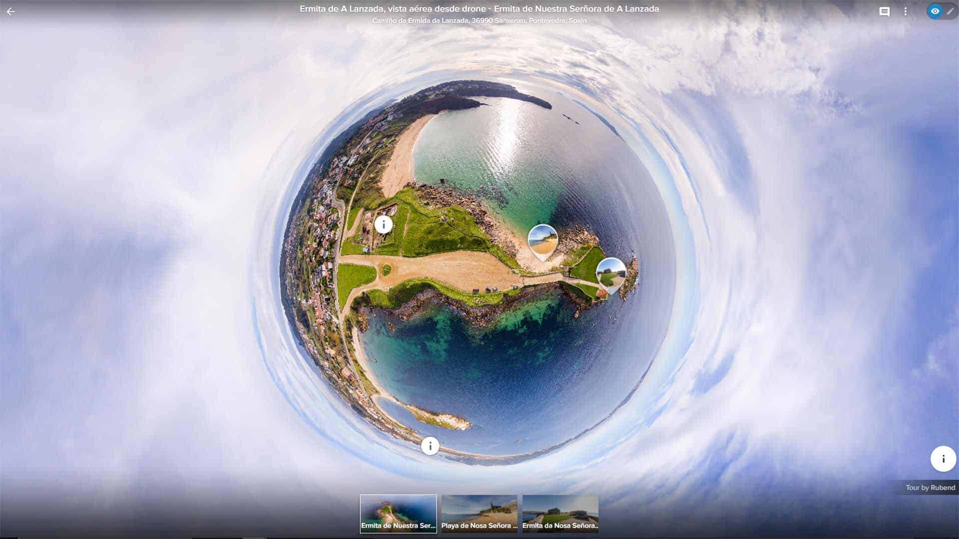 Imagen generada por IA de la costa