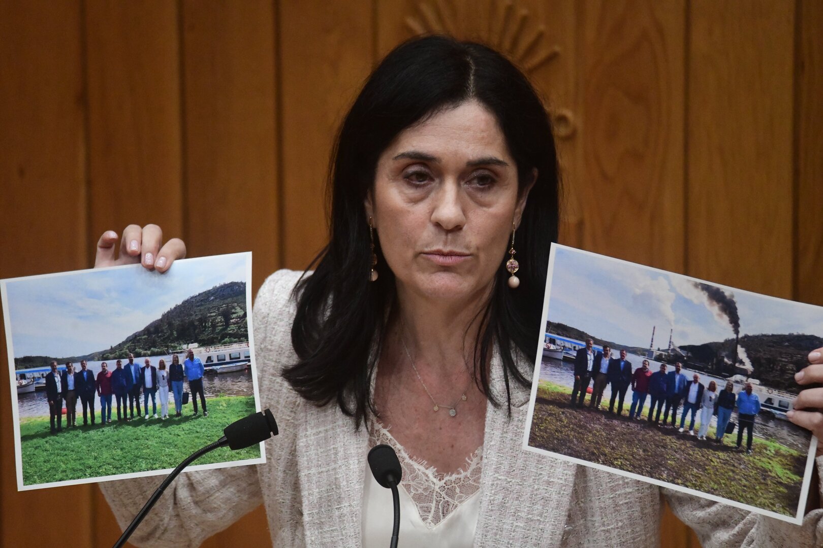 Paula Prado, durante el debate del estado de la autonomía. AGN