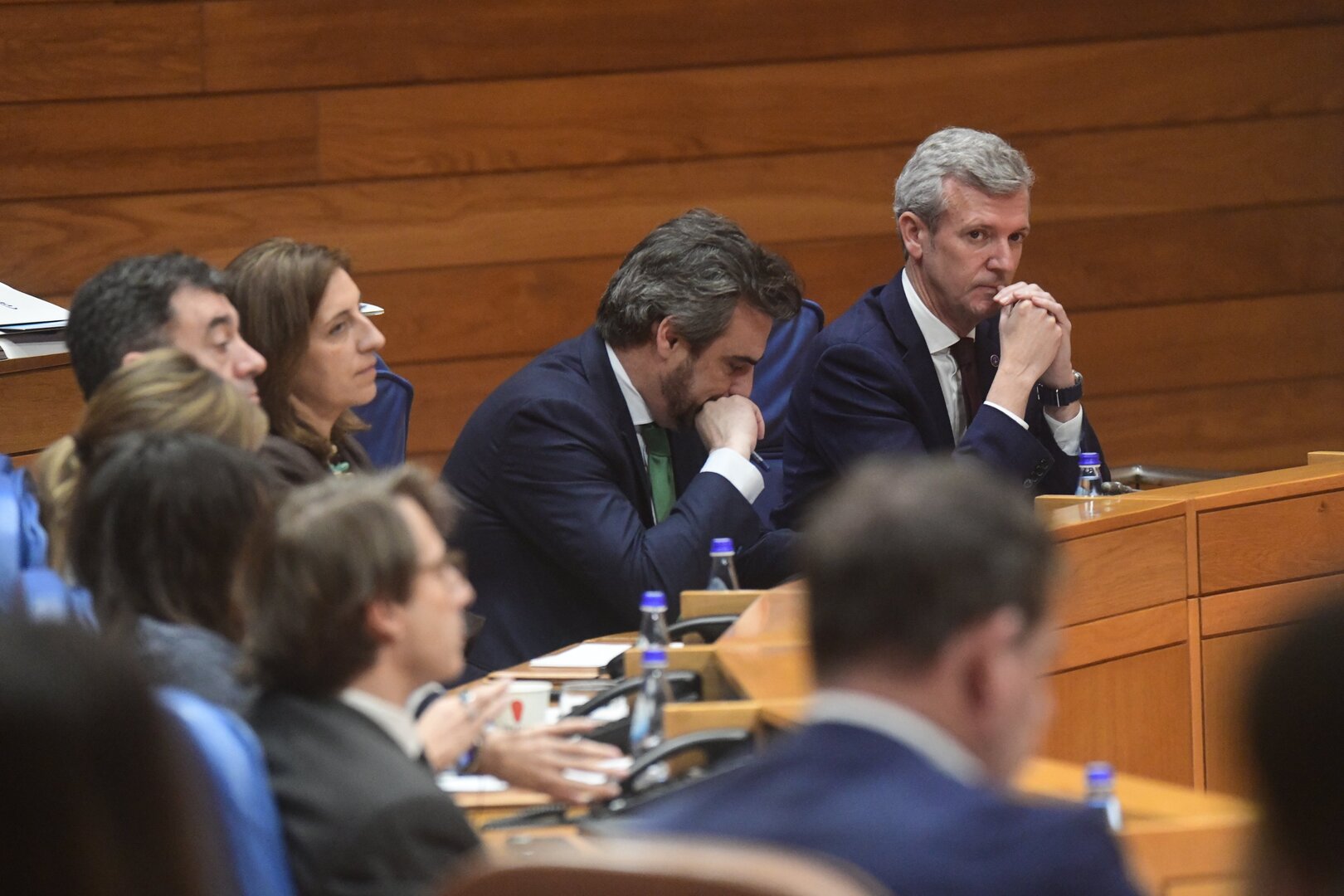 Diputados del PPdeG durante el debate del estado de la autonomía. AGN