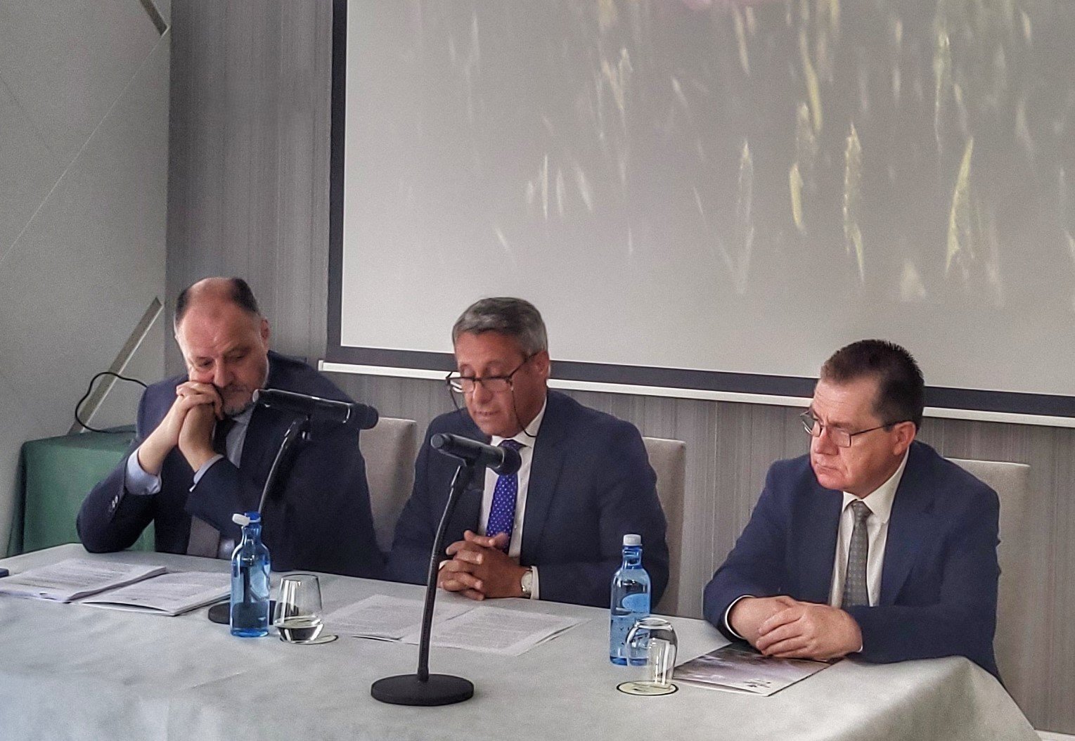 Jesús Méndez, Manuel Varela y Antonio Riveira Requeijo.EP