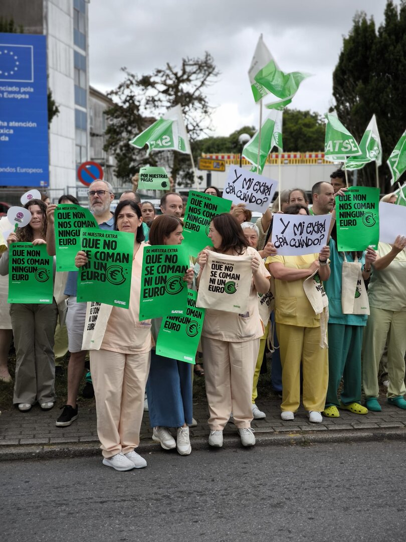 Protesta de profesionales de Enfermería y Fisioterapia. SATSE