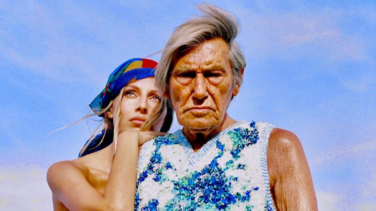 Andres y su nieta Celine.