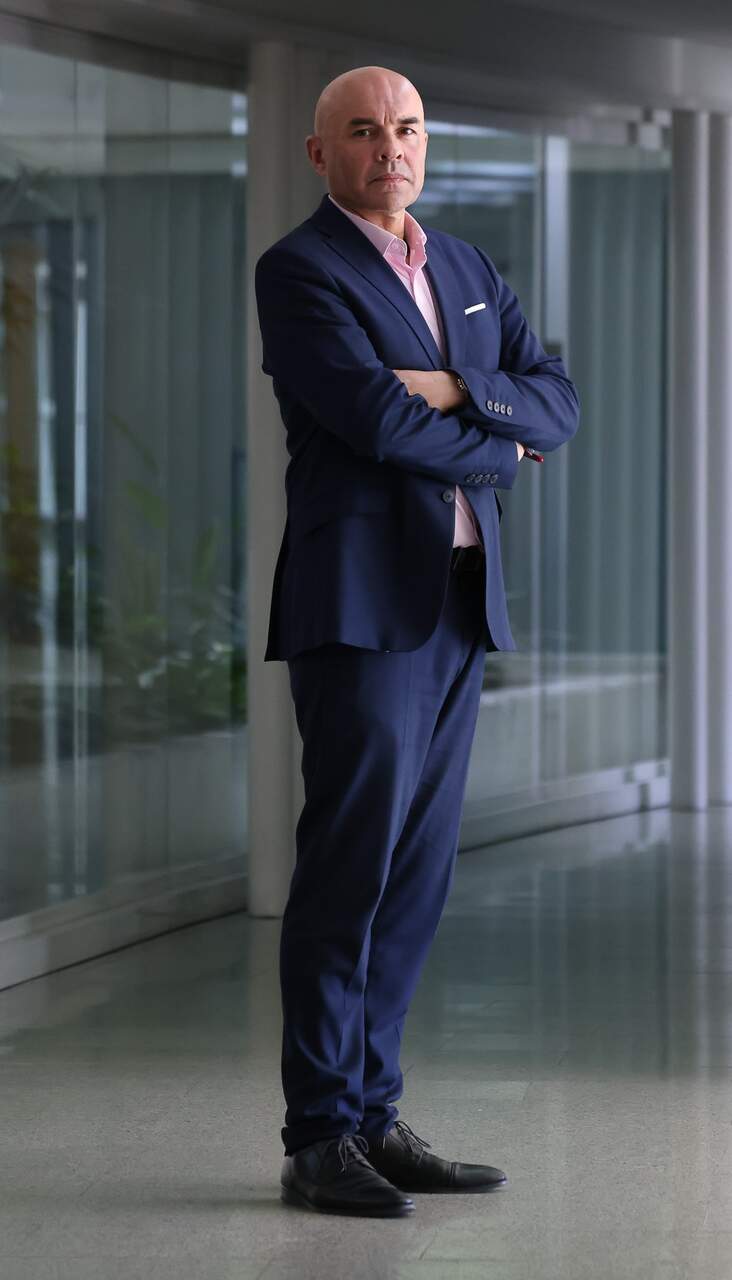 Roberto Barba, director xeral de Loita contra a violencia de xénero, en Santiago.NACHO SANTÁS