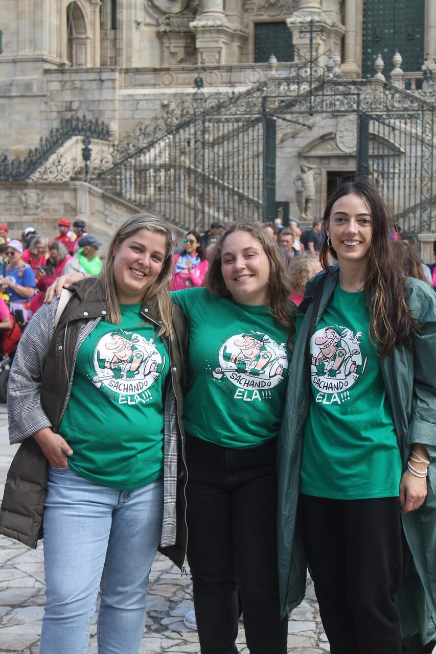 La directora de Agaela, Vanesa García, primera por la derecha.CEDIDA