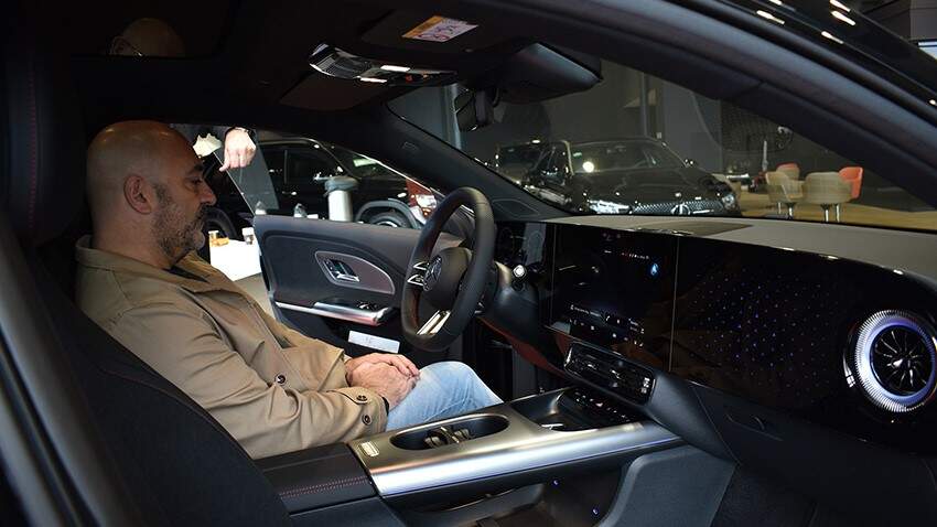 Presentación de la nueva generación del Mercedes CLA, en Ditram Automoción. EP