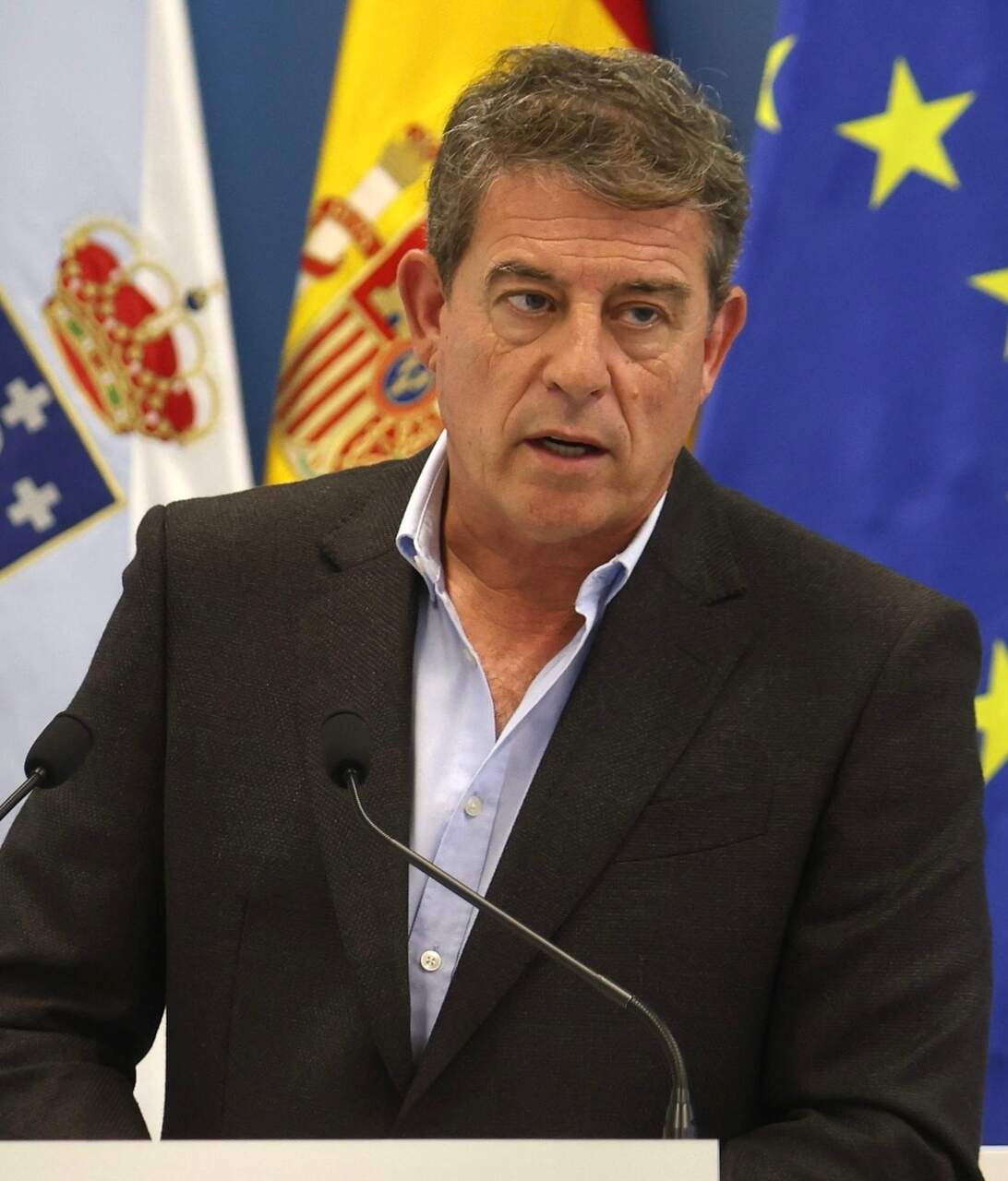 El líder de los socialistas gallegos, José Ramón Gómez Besteiro